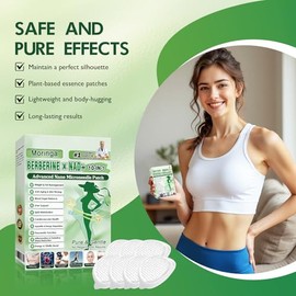 Parche de nano microdarts 10 en 1 de Moringa de estilo mejorado, parches avanzados de moringa, parches naturales para el cuerpo para mujeres y hombres