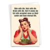 NobleWorks, Funny Birthday Greeting Card with 5 x 7 Inch Envelope (1 Card) Bday Cells Die C10832BDG
