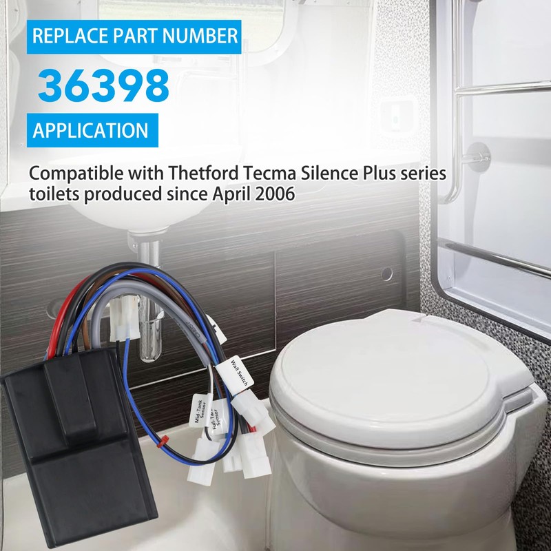 XHEIN 36398 RV Toilet Automatic Flush Controller Fit for Thetford