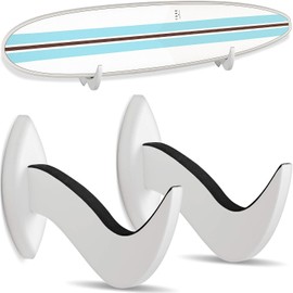 Hang 11 Surfboard Wall Mount - Stylish Wooden Rack for Display