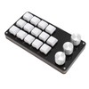 Programmable Keypad 14 Keys 3 Knobs Blue Switch Mechanical Hot