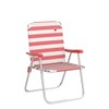 OmniCore Designs New Standard Folding Chair (2 Pack) - Red/White