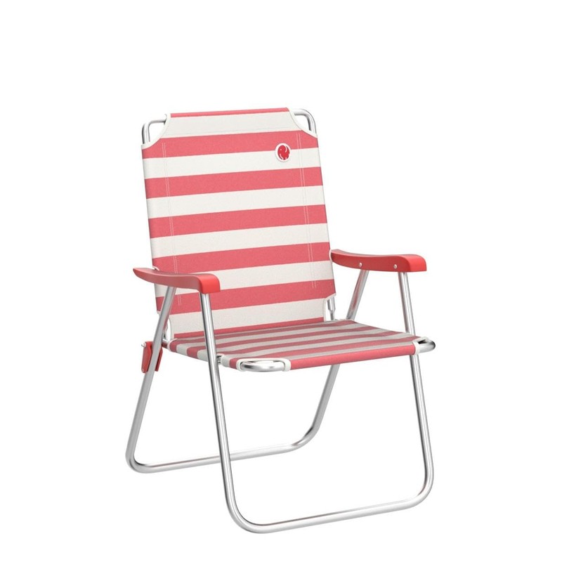 OmniCore Designs New Standard Folding Chair (2 Pack) - Red/White