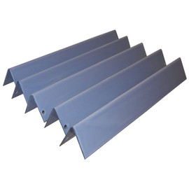 Music City Metals 93025 Porcelain Steel Heat Plate Replacement for Select Weber Gas Grill Models, Set of 5