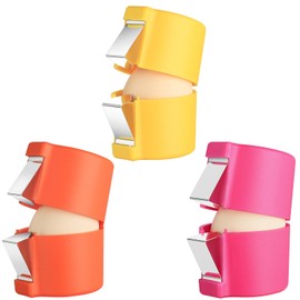 Egg Shell Opener, Egg Peeler Tool for Raw Eggs, Egg Cracker Cutter for Hard Eggs, Breaker Separator Cutting Off Cooked Eggs for Home Kitchen Use (pink-yellow-orange)
