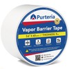 PURTERIA Vapor Barrier Tape, 3.6" x 180', 9 Mil Easy-to-Use