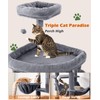 AMHANCIBLE Large Cat Tree, 83 Inch Multi-Level Tall Tower for