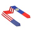 USA And Belize Flag Graduation Stole, Satin Embroidery Graduation Sash
