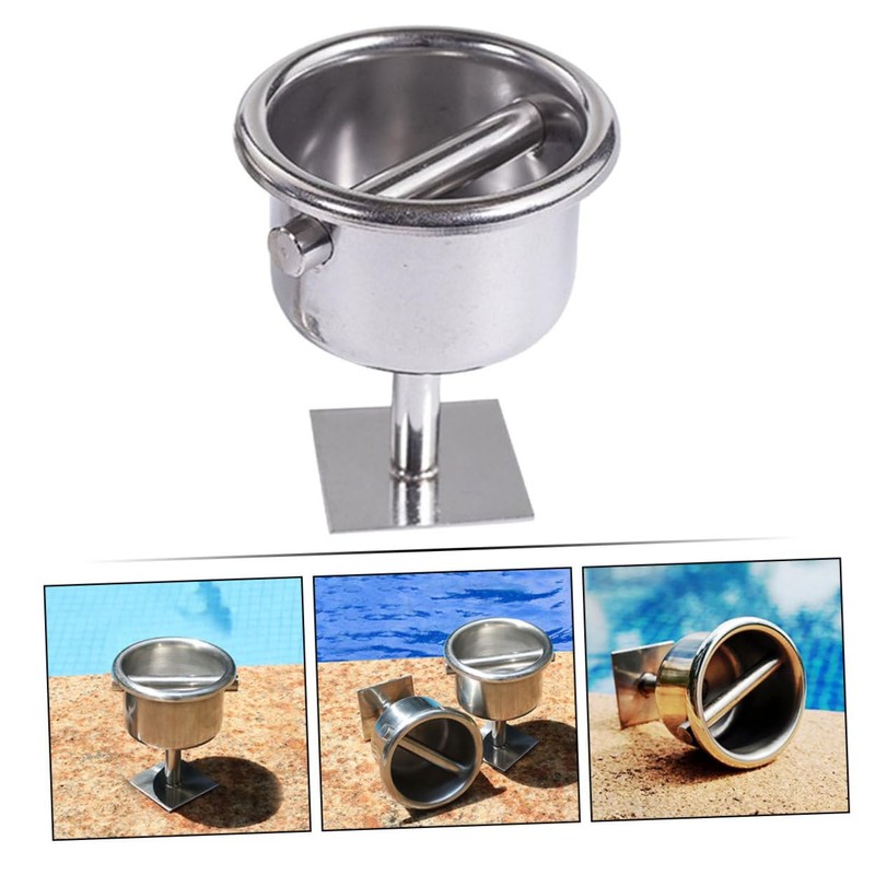 IWOWHERO Swimming Pool Embedded Parts Preembedded Inserts Underwater Cups Pool