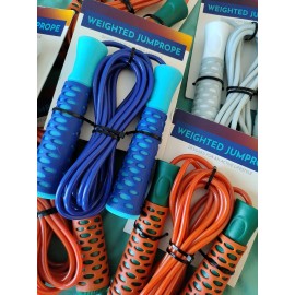 Vivitar Weighted Jump Rope Adjustable Height -NEW- Full Body Active Work Out