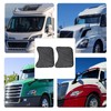 2 Pcs Semi Truck Window Sun Shades, Mesh Side Window