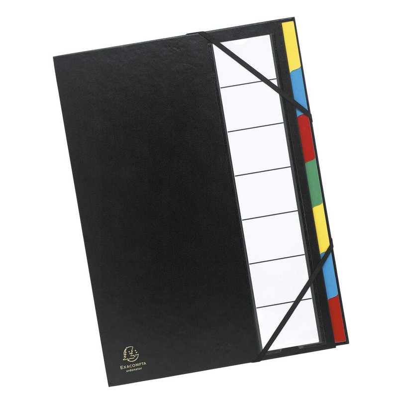 Exacompta 55320E Premium Folder Harmonica Ordonator with Hard Cover for