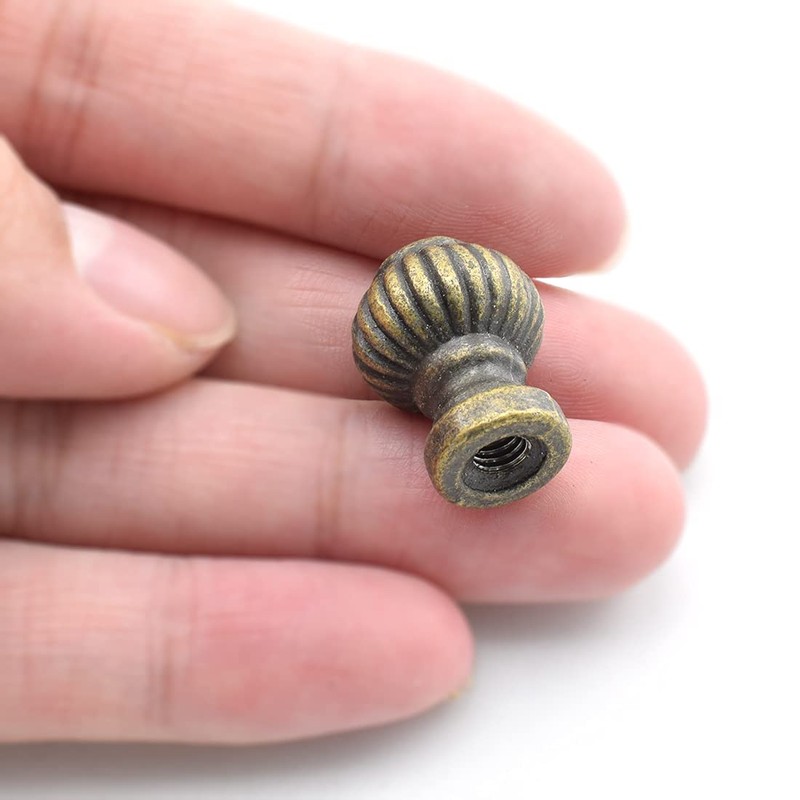 SDTC Tech 4-Pack Antique Lantern Pull Handle Mini Bronze Old