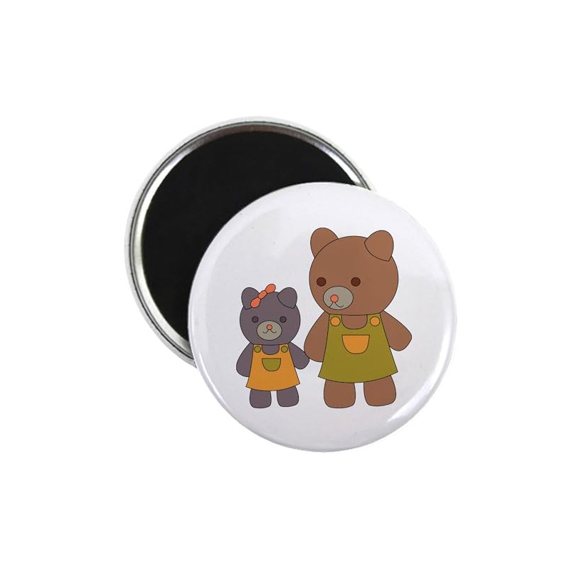 CafePress Teddy Bear Siblings 2.25 Magnet (10 Pack) 2.25" Round