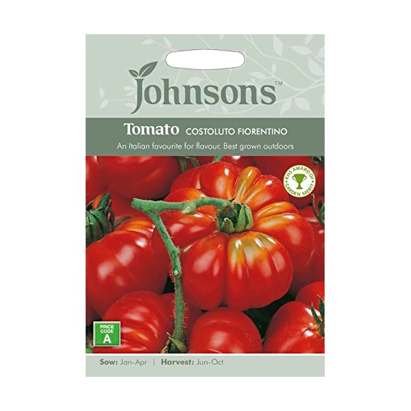 Johnsons 12733 Vegetable Seeds, Tomato Costoluto fiorentino