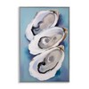 Stupell Industries Three Oyster Shells Framed Giclee Art Design by