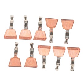 Outanaya 10pcs Fishing Bell Durable Fishing Rod Bells Loud Alert Design for Easy Bite Detection User Friendly Attachment for Anglers