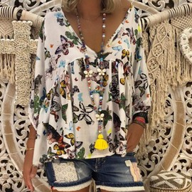 Amorar Elegant Pullover Chain Necklace Bohemian Necklace Colourful Crystal Bead Cord Chain Long Women's Necklace with Tassel Pendant Long Sweater Chain Necklace for Women, crystal bead, Pearl