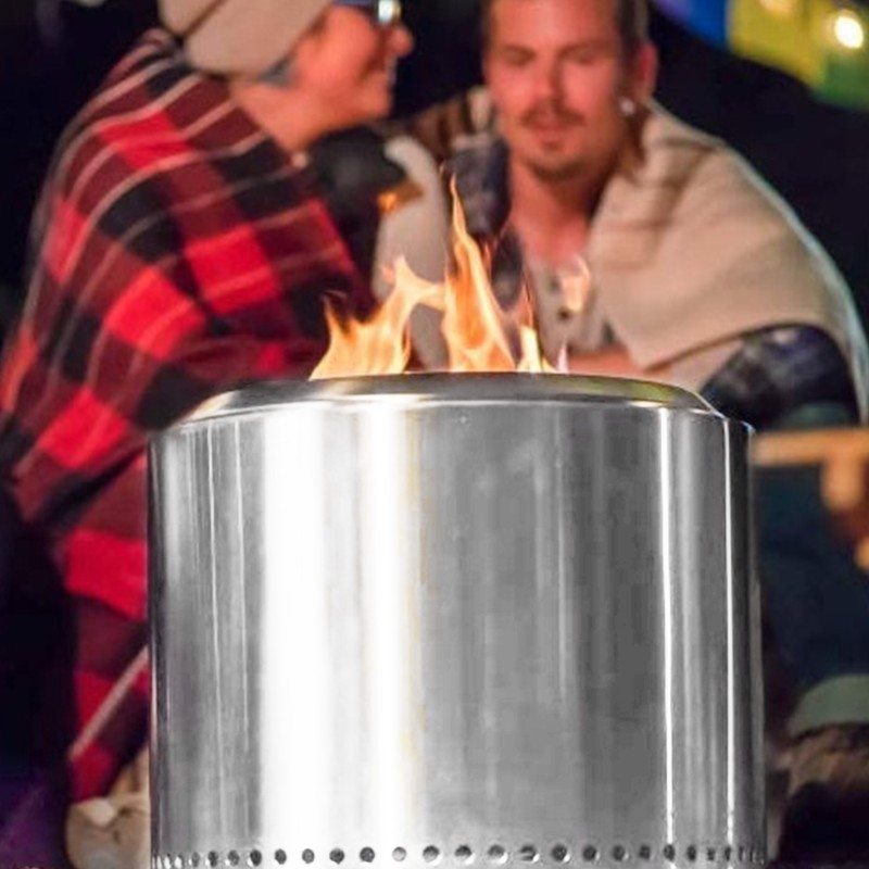 Fire Pit Portable Outdoor Wood Burning Patio Backyard Firepit for