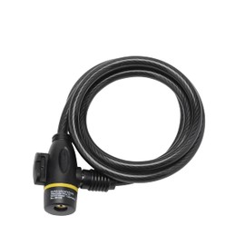 Burg Wachter 0812K 8 mm x 1.2 m Locking Cable, Black