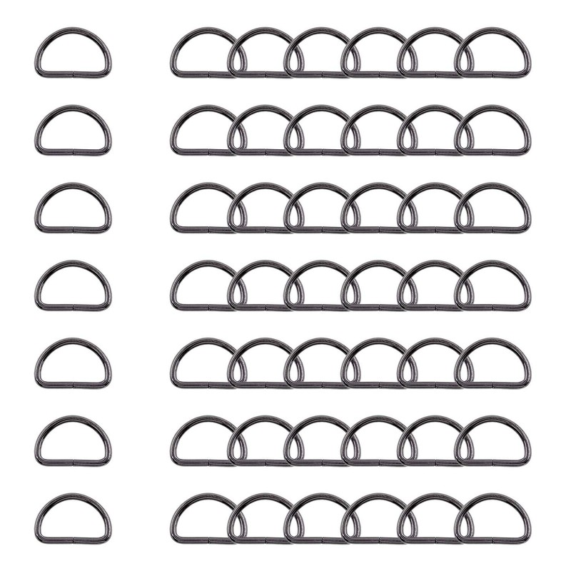 Trimming Shop Non Welded Metal D Ring Fasteners Durable Buckles