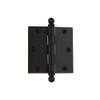 Nostalgic Warehouse Ball-Tip Residential Door Hinge with Square Corners, 3.5"