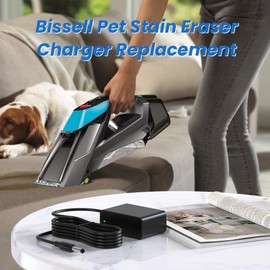 10V Vacuum Cleaner Charger for Bissell Pet Stain Eraser 2002 2003 20037 2054 2164A, 6 ft Cord Bissell Replacement Power Adapter
