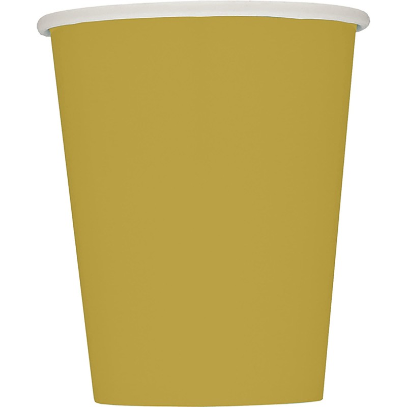 Unique Party 30883 - 9oz Baby Pink Paper Cups, Pack