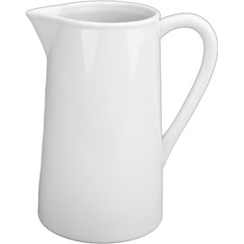BIA Cordon Bleu Everyday Porcelain Straight-Sided Pitcher 2.5 qt., White