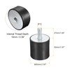 sourcing map Rubber Bearing M10 External / Internal Thread Vibration