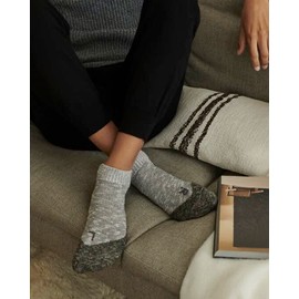 FALKE Men's Lodge Homepad M Hp Cotton Grips On Sole 1 Pair Grip socks, Blue Storm 6340, 5.5/6.5 UK