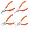 SPEEDWOX Precision Snap Ring Pliers Set of 4 for Holes,