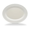 Mikasa Swirl White Oval Serving Platter, 14-Inch