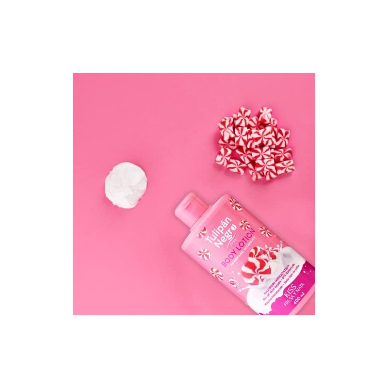 Tulipan Black Strawberry Body Lotion and Cream Maximum Moisture 400