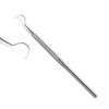 Dental Shepherds Hook Explorer 23 Probe Sickle Pick Calculus Detection