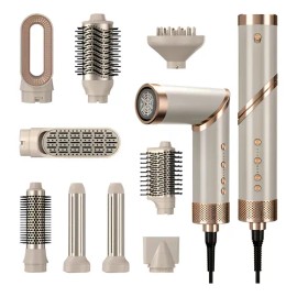 Profesional 9 En 1 Cepillo Secadora De Cabello Multifunción                                                                                           
