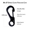 Bytiyar 12 pcs Mini SF Carabiner Clips with Metal Spring