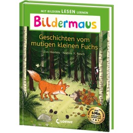 Bildermaus - Geschichten vom mutigen kleinen Fuchs: Mit Bildern lesen lernen - Ideal für die Vorschule und Leseanfänger ab 5 Jahren - Mit Leselernschrift ABeZeh