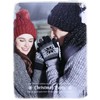 VENI MASEE Winter Touch Screen Gloves Snow Flower Printing Keep