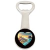 Detroit Michigan Travel Souvenir Destination Heart Shape Design Magnetic Bottle