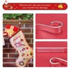 AOKLANT Christmas stocking holder, 4-piece set, coat Christmas stocking holder,