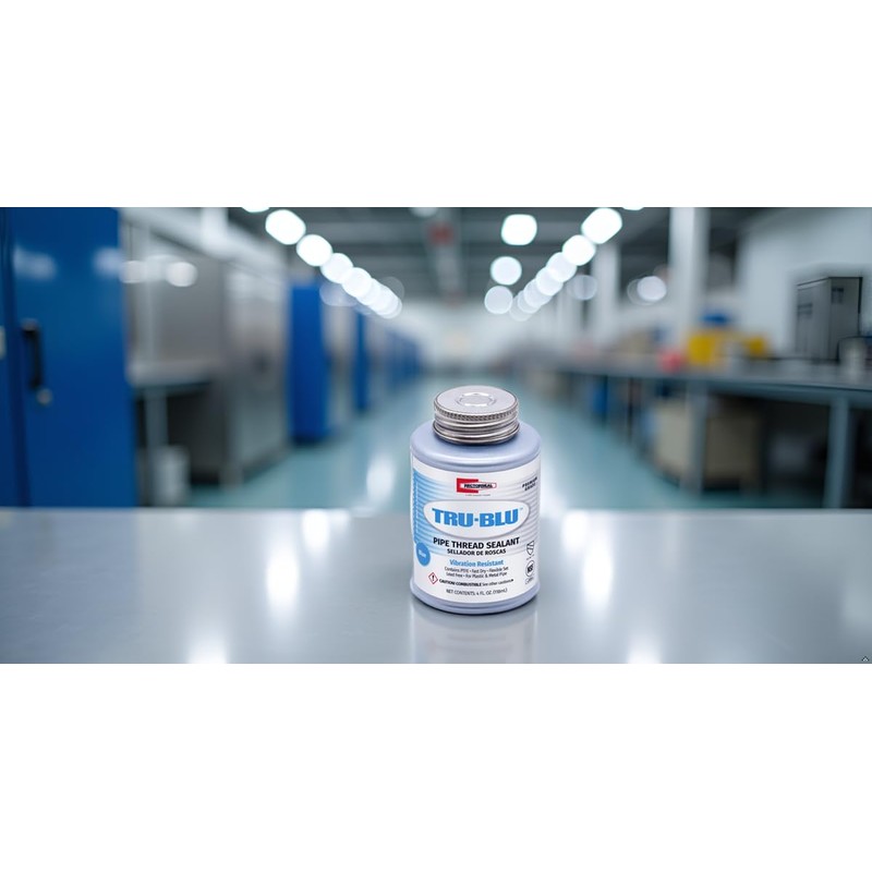 RectorSeal Tru-Blu 31631 Pipe Thread Sealant, Fast-Dry, PTFE Enriched, Plumbing,