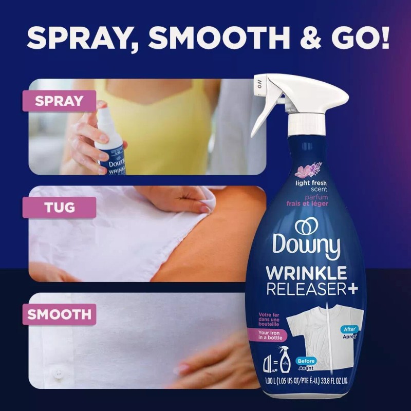 Downy Wrinkle Releaser Spray 33.8 Fl Oz Pack Of 2