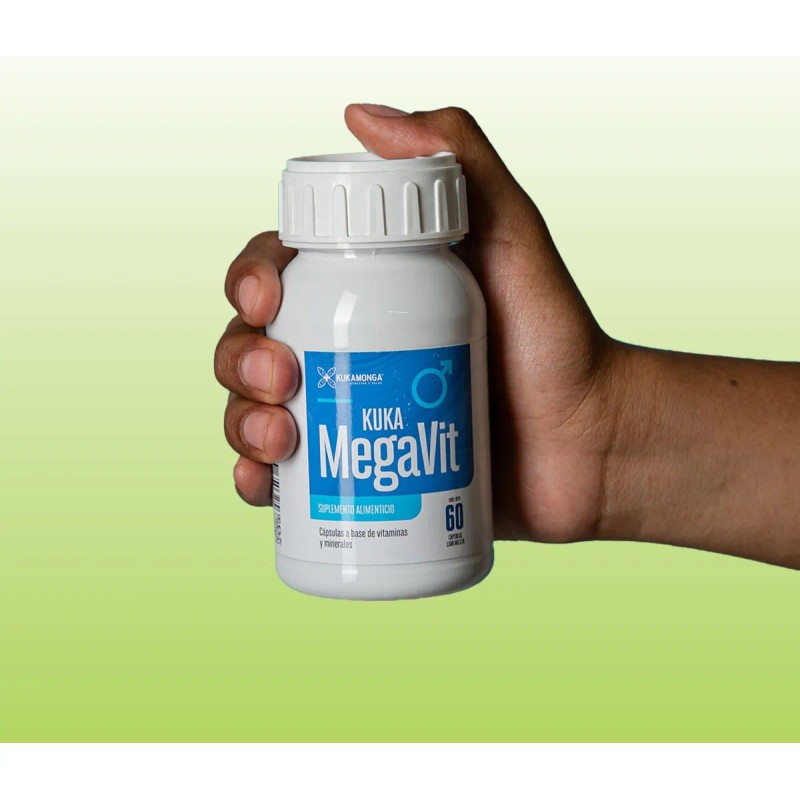 Megavit Multivitaminico De Hombre 60 Cáps Vitaminas Hombre Sin Sabor