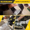 SLNIHAMS 5-Blade Hand Crimper Sheet Metal Tools, Hvac Tool for