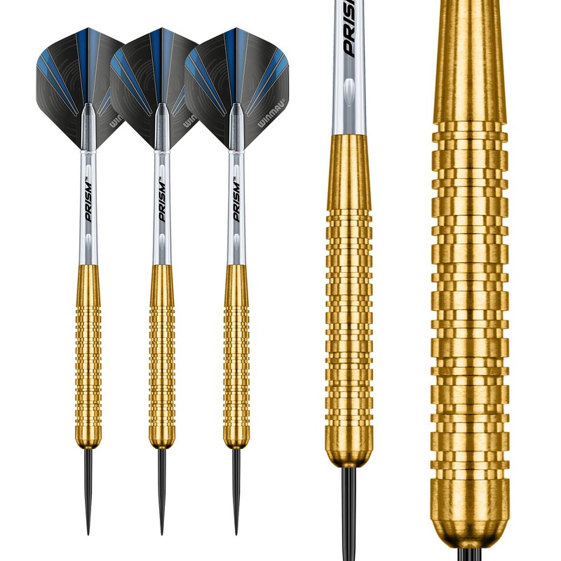 WINMAU Neutron 19 gram Brass Darts with Prism Flights and