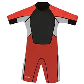 Yello Boy's Dusky Infant Shorty UPF 50 Plus Wetsuit - Red, 1 Year