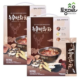 Tojong Maeul 녹용쌍화차 50개입 X 2개 Deer Antler Herbal Tea 50 Pieces X 2 Packs