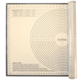 Silicone Pastry Mat 34x26 Inch Nonstick Baking Mat Perfect for Dough Mat, Pastry Board, Dough Rolling Mat, Kneading Board, Pie Crust Mat, Fondant Mat, Pasta/Pizza Mat, Kitchen Counter Mat