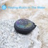 AVWOO Bluetooth Shower Speaker, IP67 Waterproof Speaker with RGB Light,